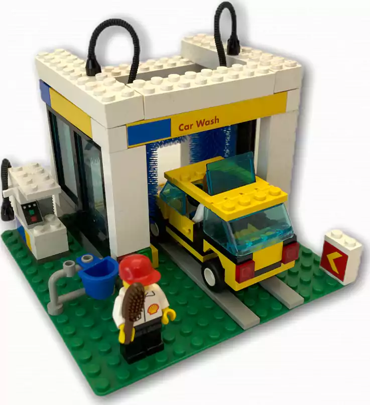 LEGO Town Shell Promo 1255 Car Wash 1255-1256