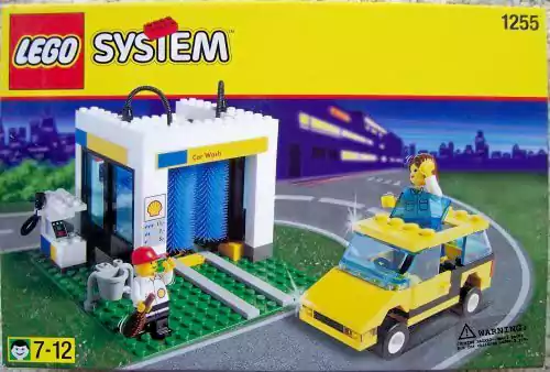 LEGO Town Shell Promo 1255 Car Wash 1255-1256