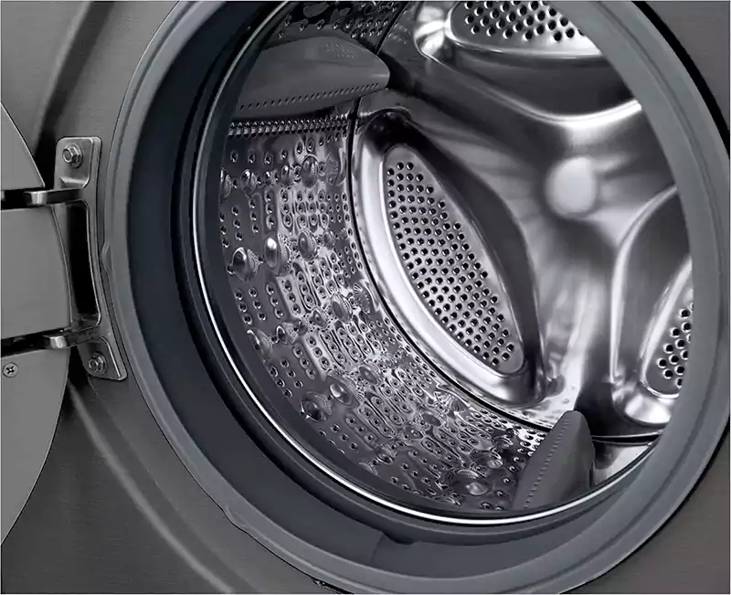 LG Front Loading Washing Machine, 8 kg, Multi-Programs, Inverter, Silver, F4J3TMG5P