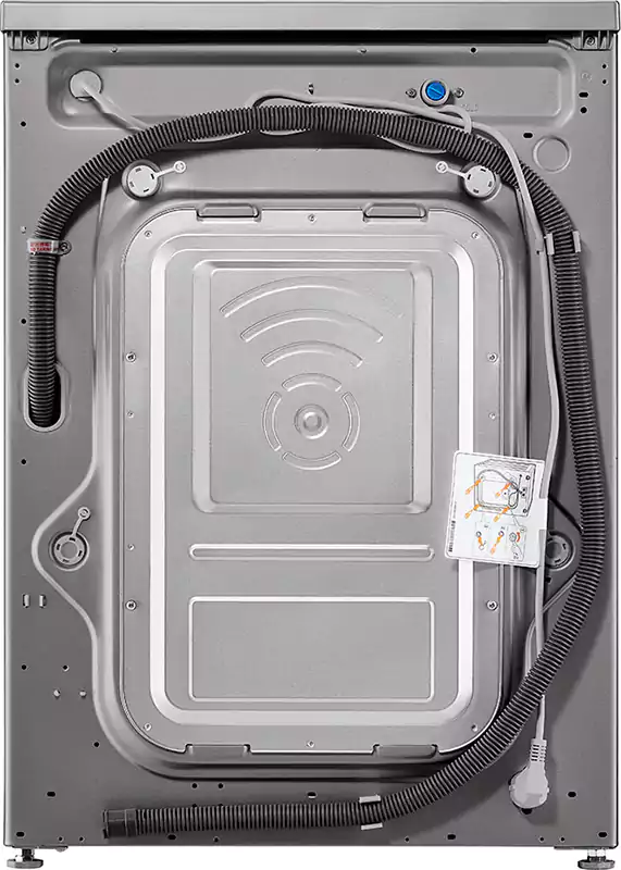 LG Front Loading Washing Machine, 8 kg, Multi-Programs, Inverter, Silver, F4J3TMG5P