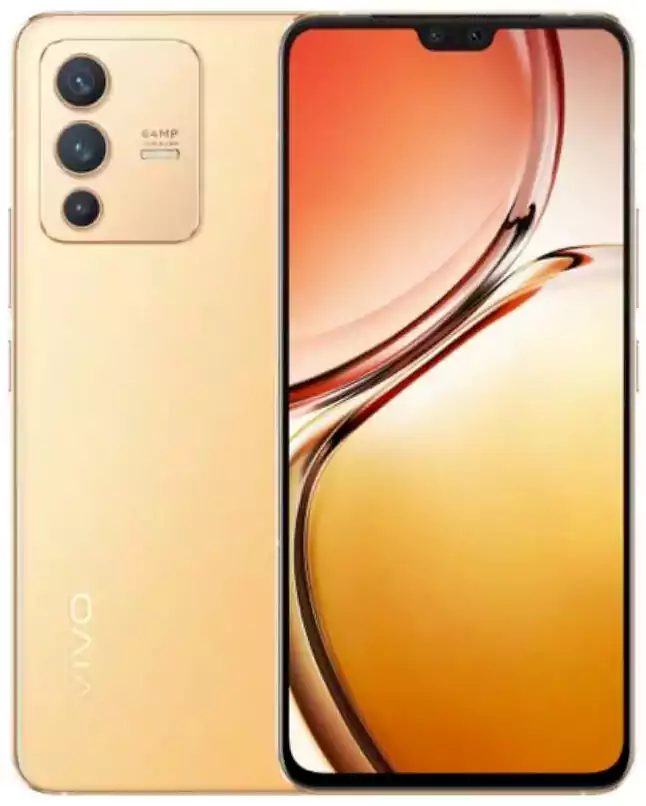 موبايل فيفو V23، ثنائي الشريحة، ذاكرة داخلية 128 جيجابايت، رامات 8 جيجابايت، شبكة الجيل الخامس، ذهبي
