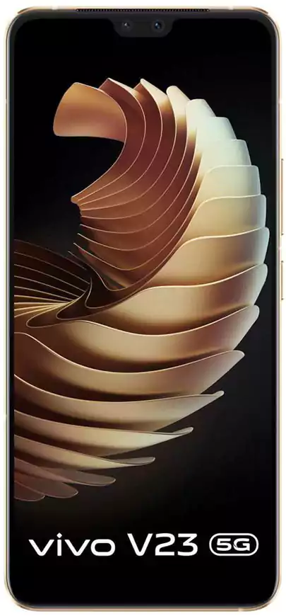 موبايل فيفو V23، ثنائي الشريحة، ذاكرة داخلية 128 جيجابايت، رامات 8 جيجابايت، شبكة الجيل الخامس، ذهبي