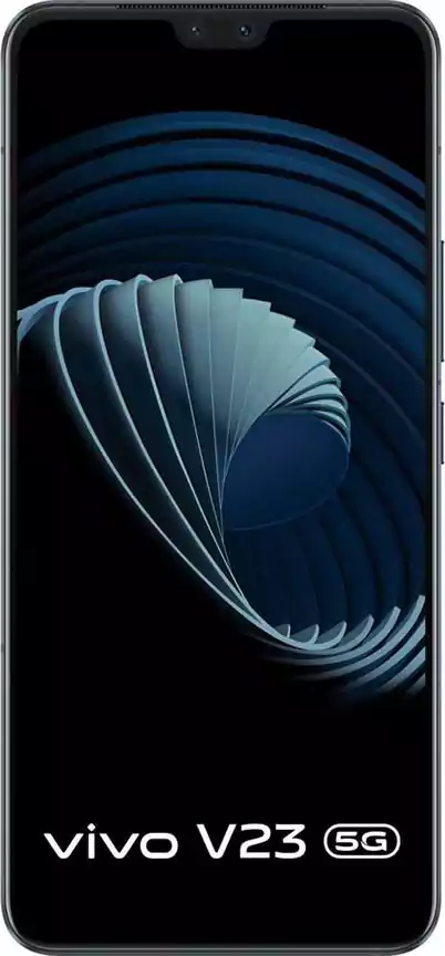 موبايل فيفو V23، ثنائي الشريحة، ذاكرة داخلية 128 جيجابايت، رامات 8 جيجابايت، شبكة الجيل الخامس، أسود