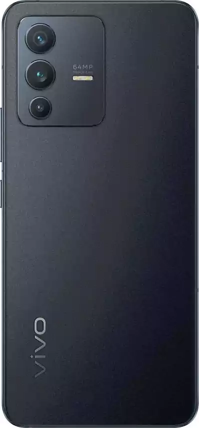 موبايل فيفو V23، ثنائي الشريحة، ذاكرة داخلية 128 جيجابايت، رامات 8 جيجابايت، شبكة الجيل الخامس، أسود