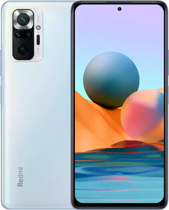 Xiaomi Redmi Note 10 Pro Dual SIM Mobile, 128 GB Internal Memory, 8GB RAM, 4G LTE Network, Glacier Blue