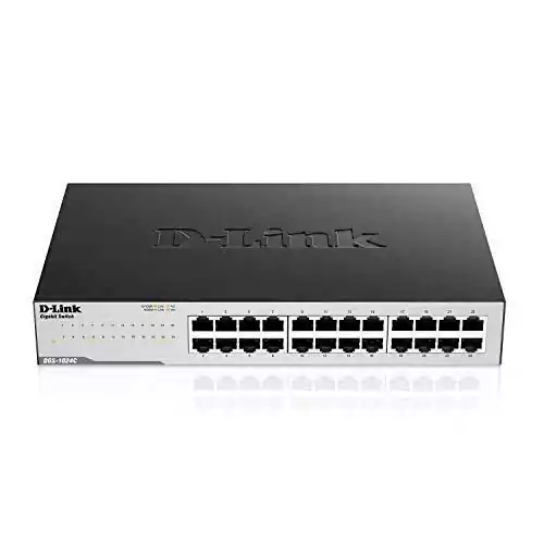 D-Link Switch, 24 Ports, Gigabit, DGS-1024C