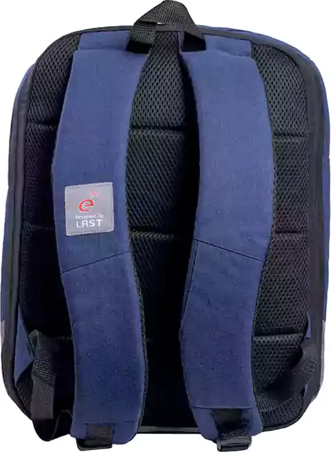 حقيبة ظهر لابتوب إي تراين، 15.6 إنش، نايلون، أزرق × رمادي، 2B BG82L