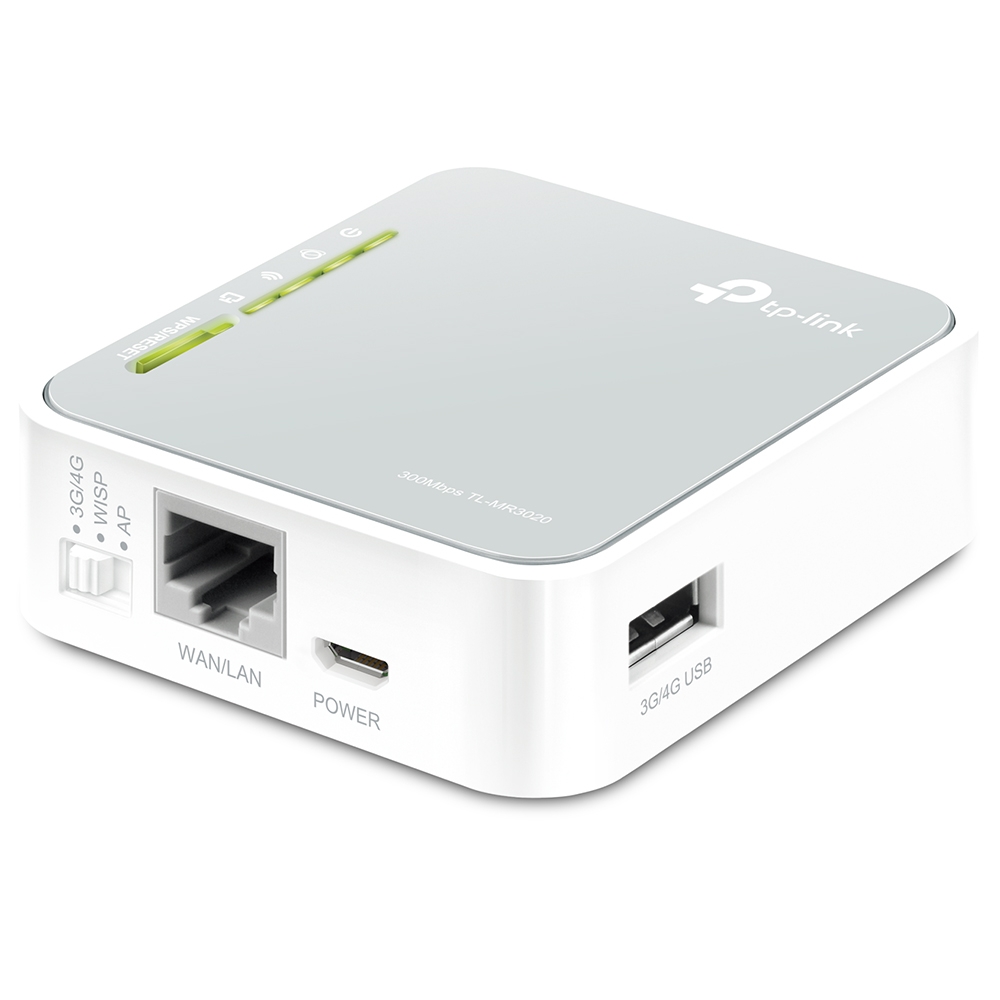 TP-Link 3G Portable Router, White, TL-MR3020