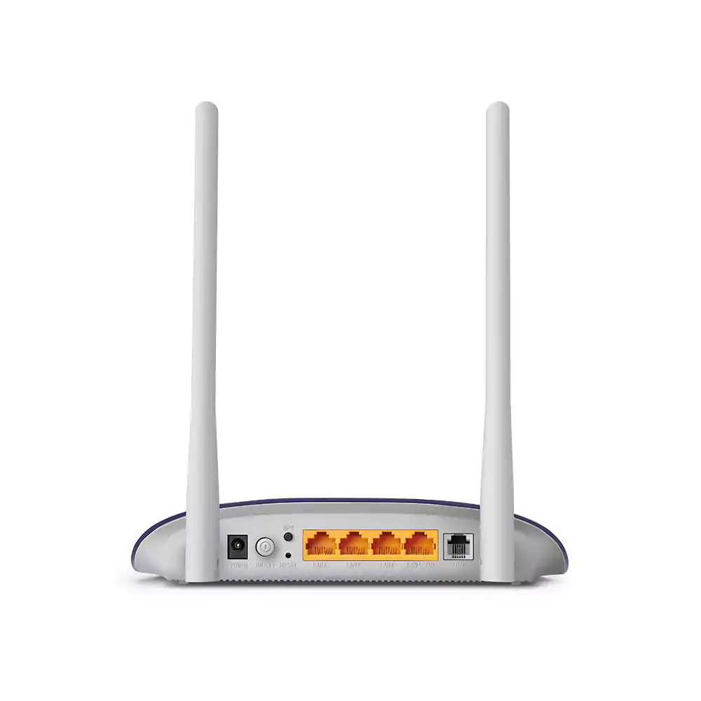 TP-Link Wireless Router + Modem, VDSL-ADSL, 300 Speeds, Blue, TD-W9960