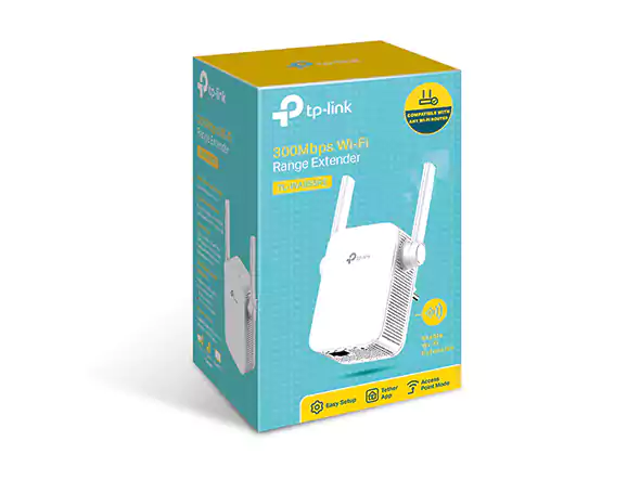 TP-Link WiFi Range Extender, Single Band, 300 Mbps, White, TL-WA855RE