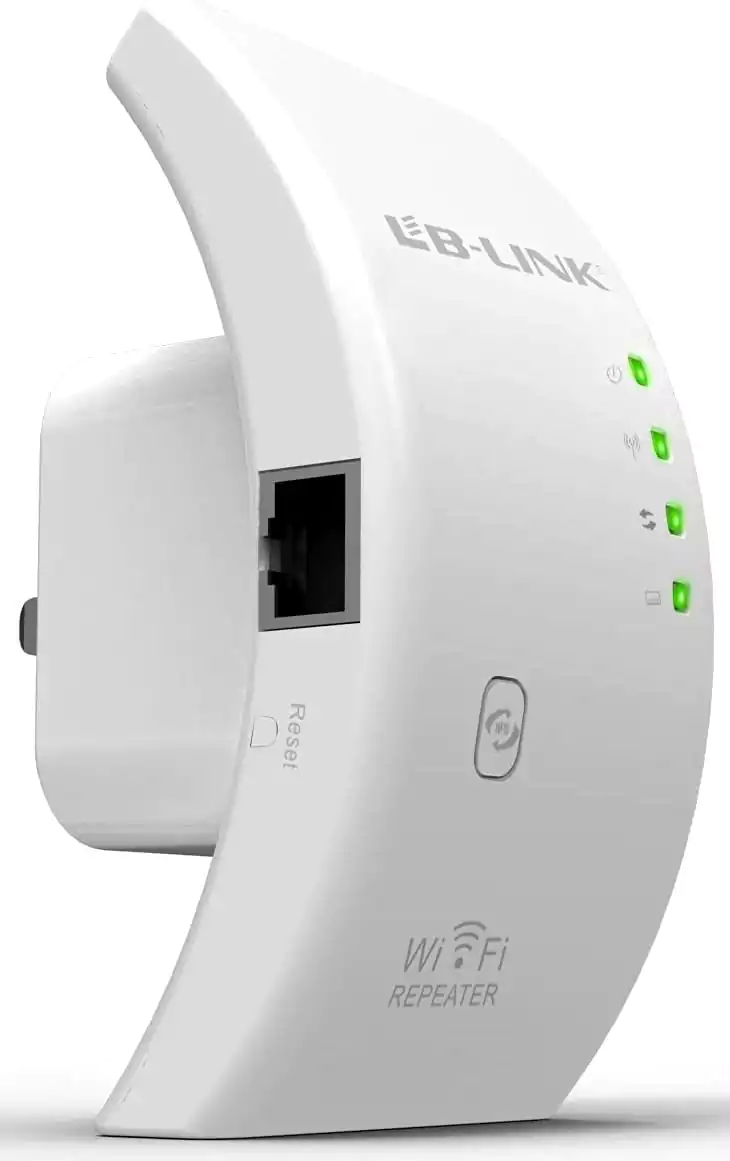 مقوي شبكة واي فاي من ال بي لينك، 300 ميجابايت، ابيض، BL-WA730RE
