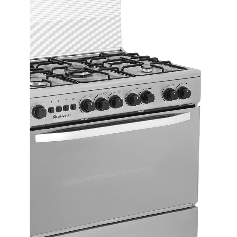 بوتاجاز وايت بوينت، 90 × 60 سم، 5 شعلة غاز، امان كامل، أستانليس، WPGC9060XFSAM