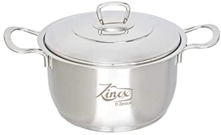 حله استانلس زينوكس كلاسيك، مقاس 40، فضي