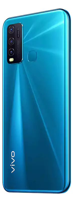 Vivo Y30 Dual SIM Mobile, 128GB Internal Memory, 4GB RAM, 4G LTE Network, Dazzle Blue