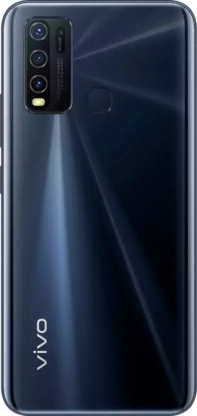 Vivo Y50 Dual SIM Mobile, 128GB Internal Memory, 8GB RAM, 4G LTE, Starry Black