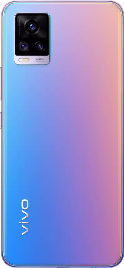 Vivo V20 Dual SIM Mobile, 128GB Internal Memory, 8GB RAM, 4G LTE Network, Sunset Melody
