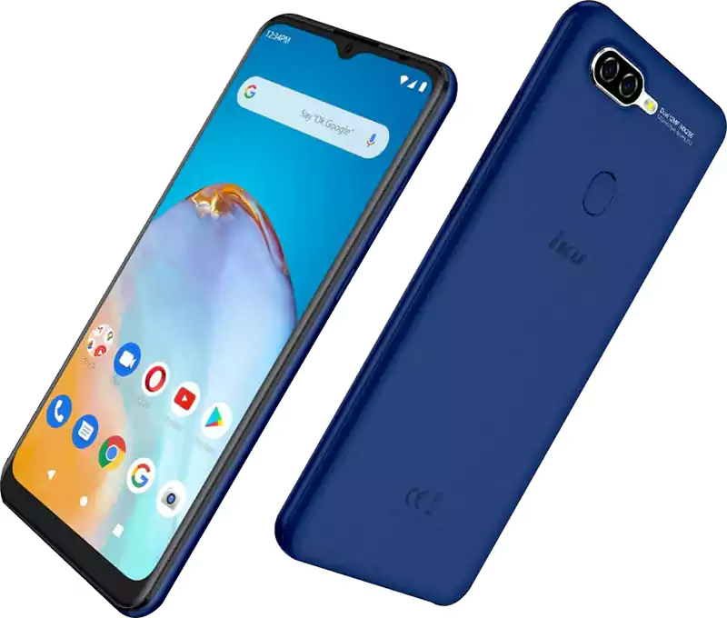 IKU A40 Dual SIM Mobile, 32GB Internal Memory, 3GB RAM, 4G LTE, Blue
