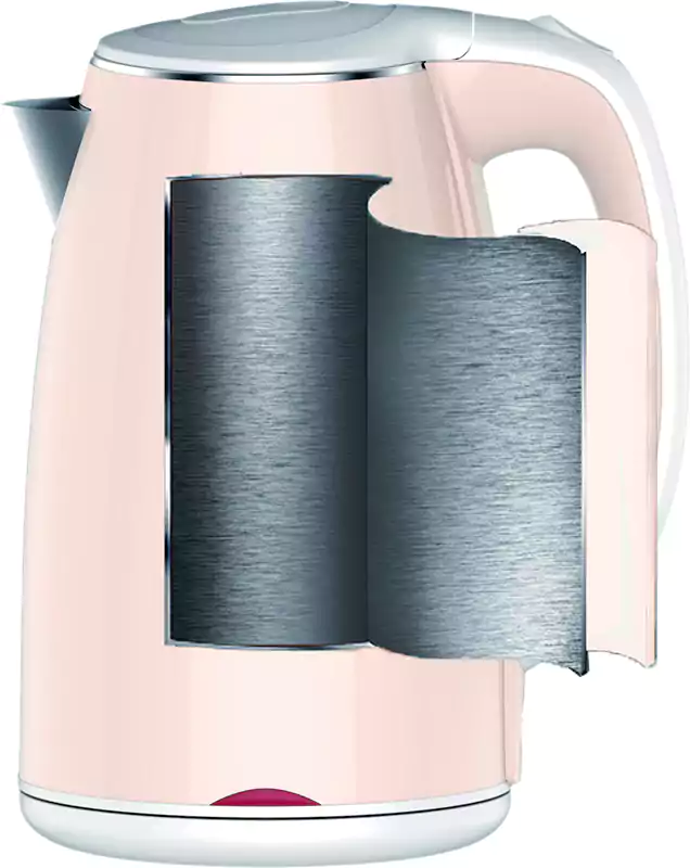 Smart Stainless Electric Water Kettle, 1.7 Liter, 1800 Watt, Pink, SKT1017PS