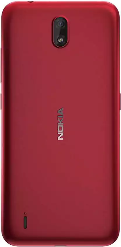 Nokia C1 Dual SIM Mobile, 16GB Internal Memory, 1GB RAM, 3G Network, Red