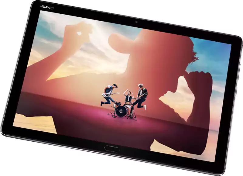 Huawei MediaPad M5 Lite Tablet, 10.1 Inch Display, 64 GB Internal Memory, 4 GB RAM, 4G Network, Gray