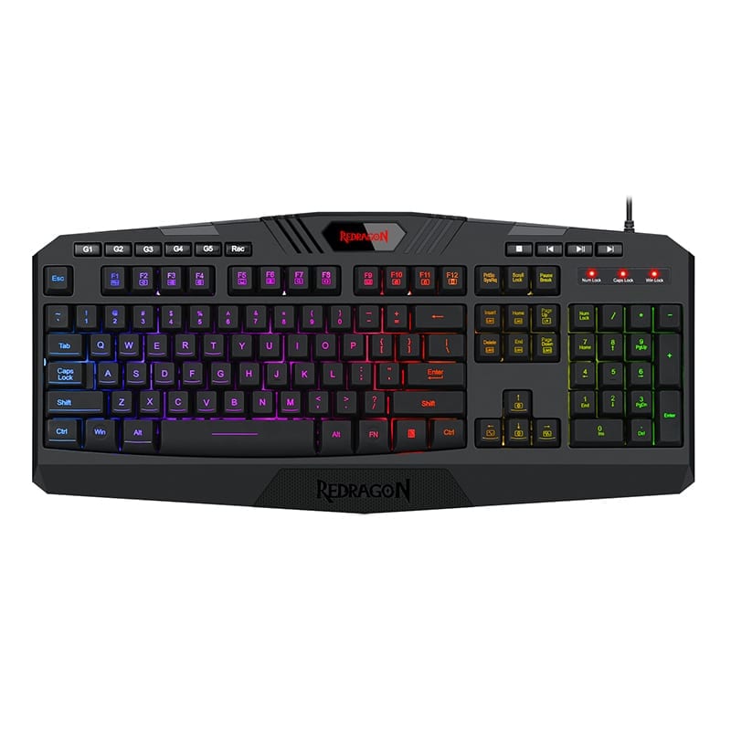 KEYBOARD REDRAGON GAMING ESSENTIALS(KEYBOARD-MOUSE-HEADSET-MOUSEPAD)S101-BA-2A