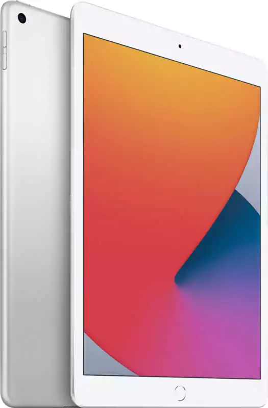 Apple iPad 8th Gen, 10.2 Inch Display, 128 GB Internal Memory, 3 GB RAM, Silver