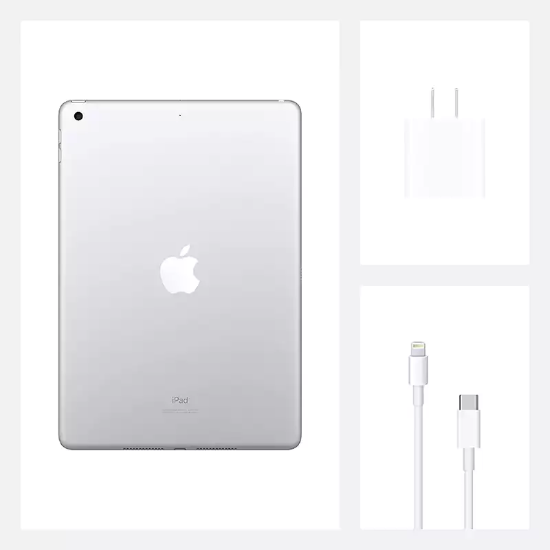 Apple iPad 8th Gen, 10.2 Inch Display, 32 GB Internal Memory, 3 GB RAM, Silver
