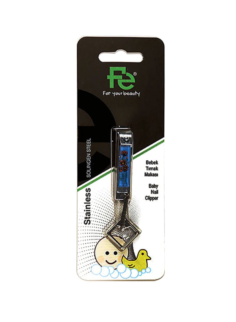 Fe Metal Nail Clipper for Kids, Nail Clipper and Trimmer, Silver FE.034