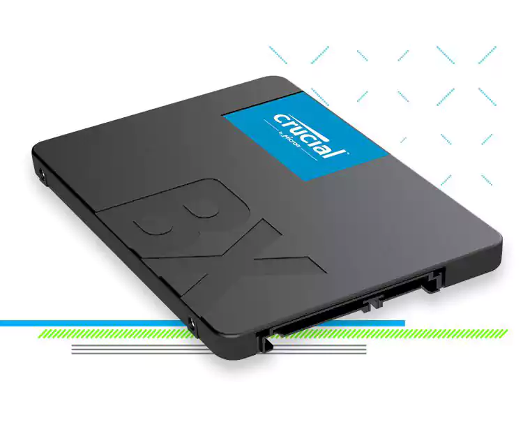 كروشال هارد ديسك SSD، داخلي، 240 جيجابايت، BX500، اسود