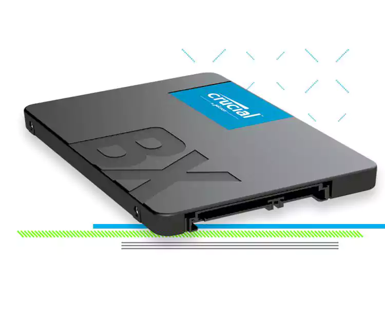 كروشال هارد ديسك SSD، داخلي، 240 جيجابايت، BX500، اسود
