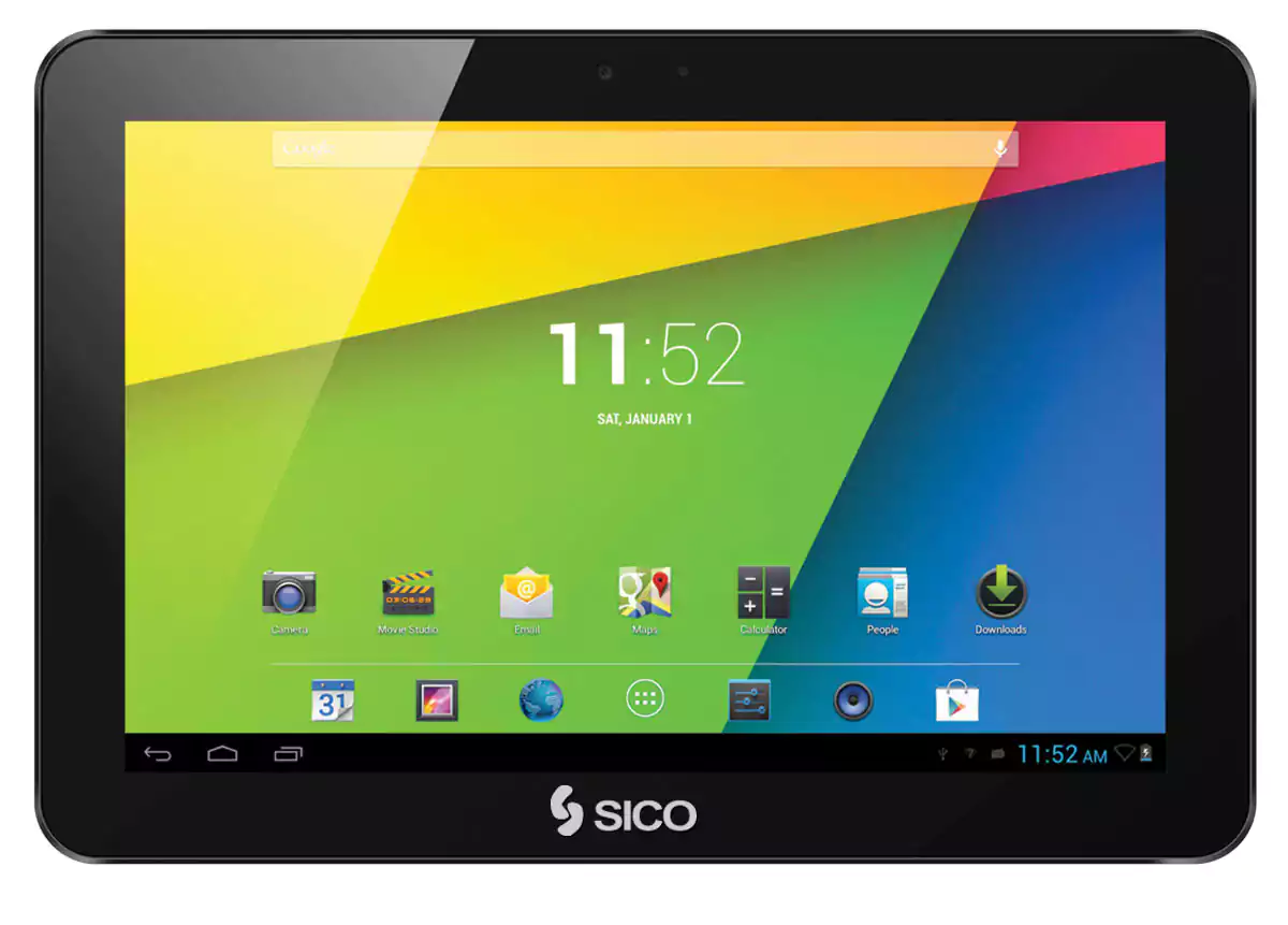 Sico Tab 3 LED Tablet, 10 Inch Display, 16 GB Internal Memory, 1 GB RAM, 3G Network, Black
