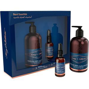 غسول للعناية باللحية من جيليت كينج سى 350 مل & زيت 30 مل عرض