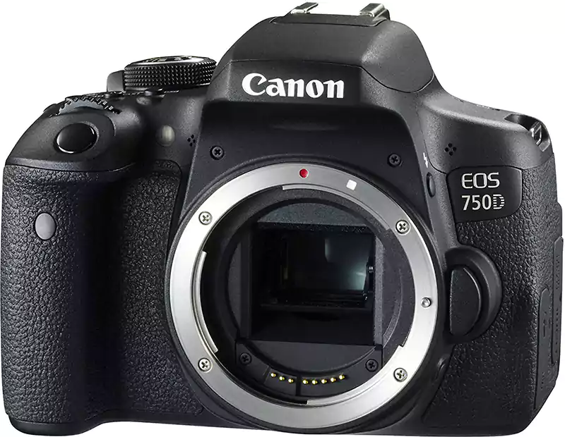 كاميرا كانون EOS 750D عدسة 18-55 ملم IS STM دقة 24.2 ميجابيكسل