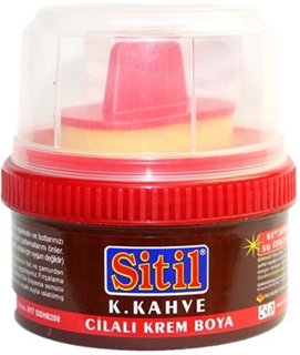sitil shoe polish cream brown 200ml