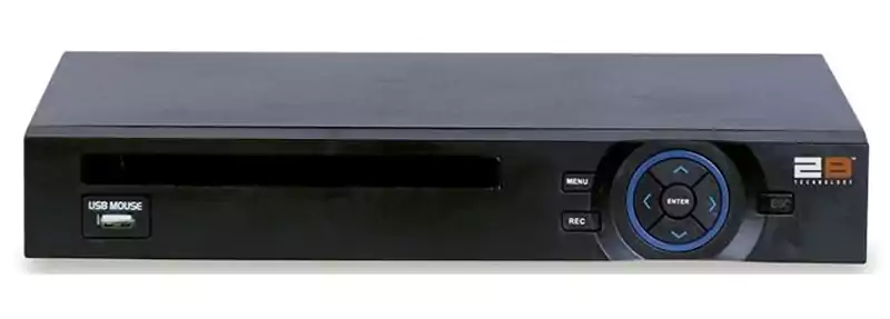 مسجل فيديو رقمي تو بي، 4 قنوات اتصال، CM.714، اسود