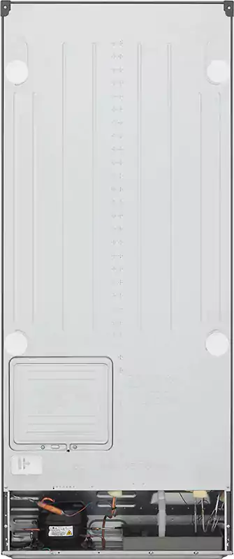 ثلاجة ال جي، نوفروست، 395 لتر، 2 باب، فضي، GN-B572PLGB