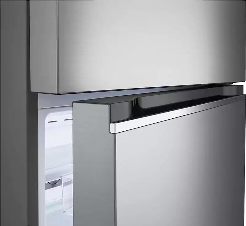 ثلاجة ال جي، نوفروست، 395 لتر، 2 باب، فضي، GN-B572PLGB