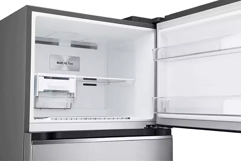 ثلاجة ال جي، نوفروست، 395 لتر، 2 باب، فضي، GN-B572PLGB