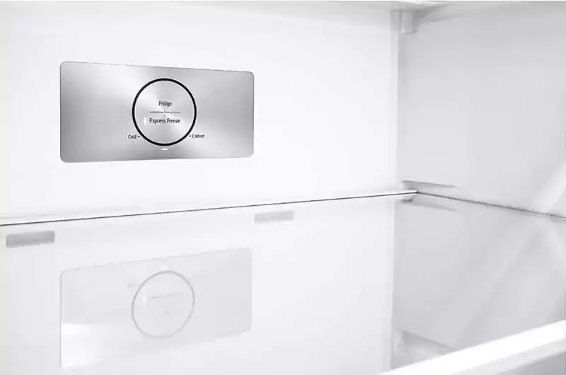 ثلاجة ال جي، نوفروست، 395 لتر، 2 باب، فضي، GN-B572PLGB