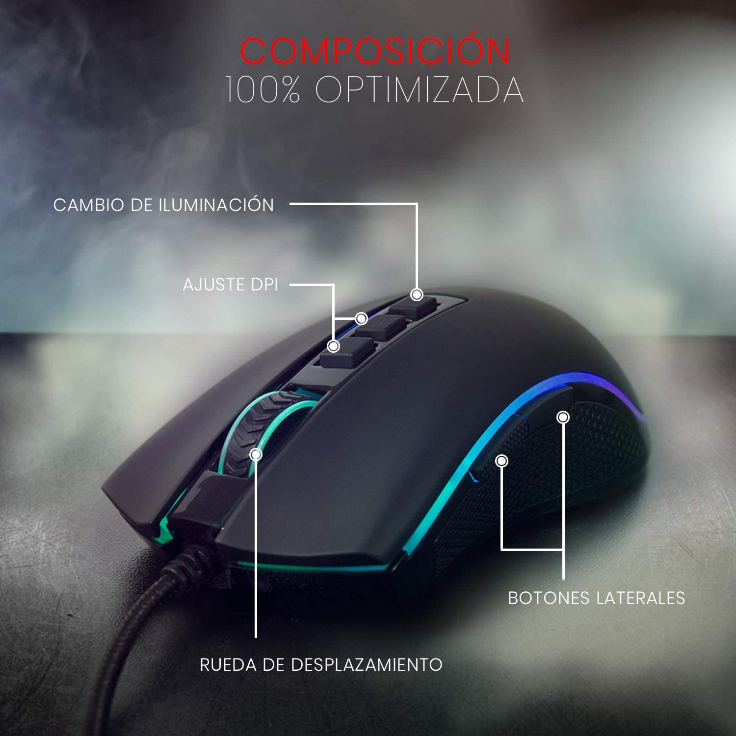 MOUSE REDRAGON M711.FPS