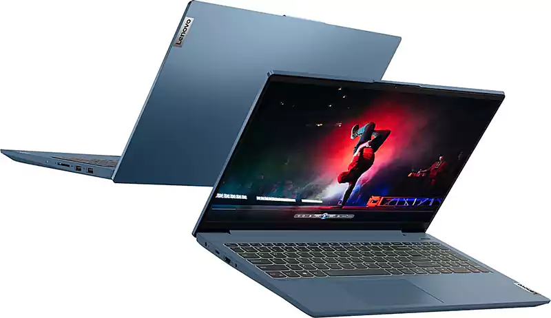 Lenovo Laptop Ideapad 5 15ITL05, 11th Gen, Intel® Core™ i5, 8GB RAM, 1TB HHD + 256GB SSD, Intel® Iris® Xe, 15.6 Inch FHD, Blue