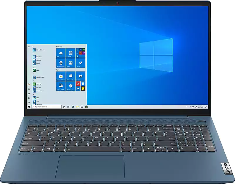 Lenovo Laptop Ideapad 5 15ITL05, 11th Gen, Intel® Core™ i5, 8GB RAM, 1TB HHD + 256GB SSD, Intel® Iris® Xe, 15.6 Inch FHD, Blue