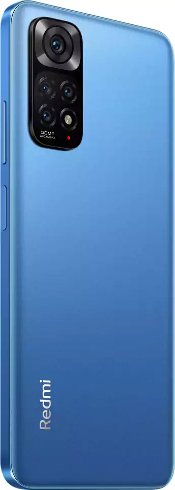 Xiaomi Redmi Note 11 Dual SIM Mobile, 128GB Internal Memory, 6GB RAM, 4G Network, Blue