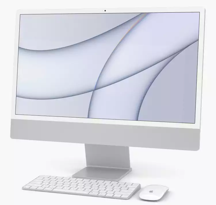 IMAC MGPD3AB-A PC, 1st Apple, Apple M1 chip, 8GB RAM, 512GB SSD, M1, 24-INCH, macOS, SILVER