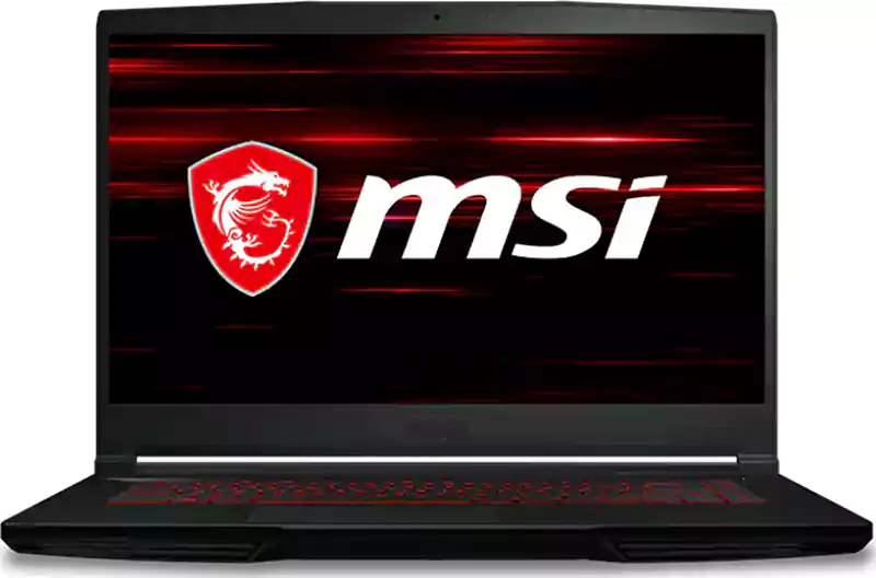 MSI Laptop GF63 10UD, 10th Gen, Intel® Core™ i7, 16GB RAM, 1TB HDD + 256GB SSD, NV GEFORCE RTX3050-4GB, 15.6 Inch FHD Display, Windows 10, Black
