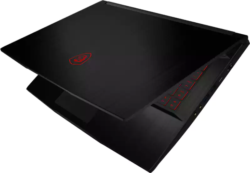 MSI Laptop GF63 10UD, 10th Gen, Intel® Core™ i7, 16GB RAM, 1TB HDD + 256GB SSD, NV GEFORCE RTX3050-4GB, 15.6 Inch FHD Display, Windows 10, Black