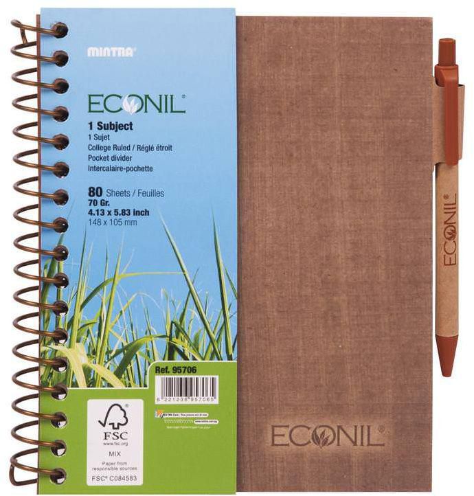 ICONIL A6 Mintra Wire Notebook 80 Sheets