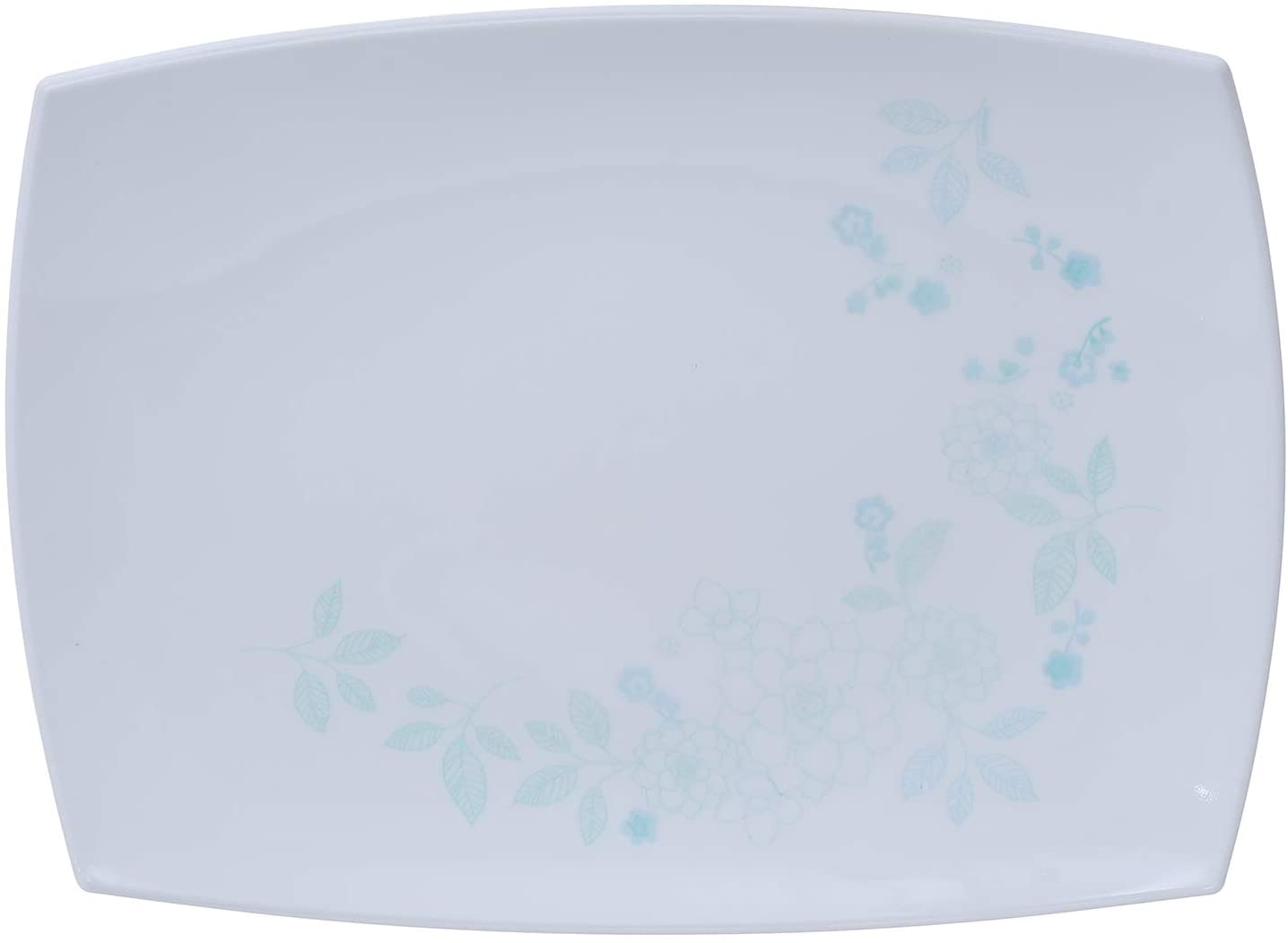 Luminarc Arcopal Quadrato Dinner Set, 44 Pieces - Blue and White