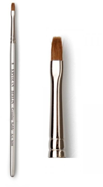Kryolan Professional Flat Brush  3608