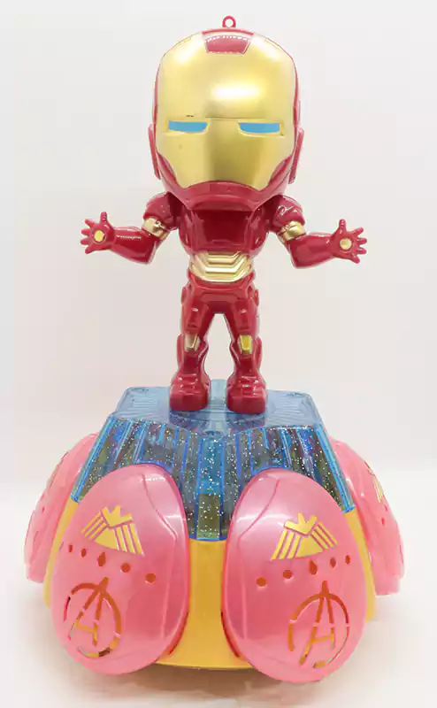 فانوس إيرون مان، مضيء، بلاستيك، ملون